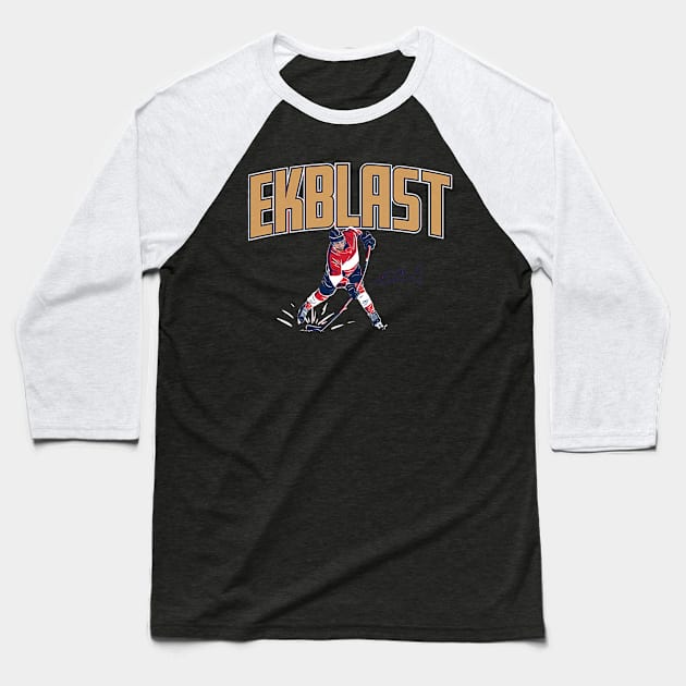 Aaron Ekblad Ekblast Baseball T-Shirt by stevenmsparks